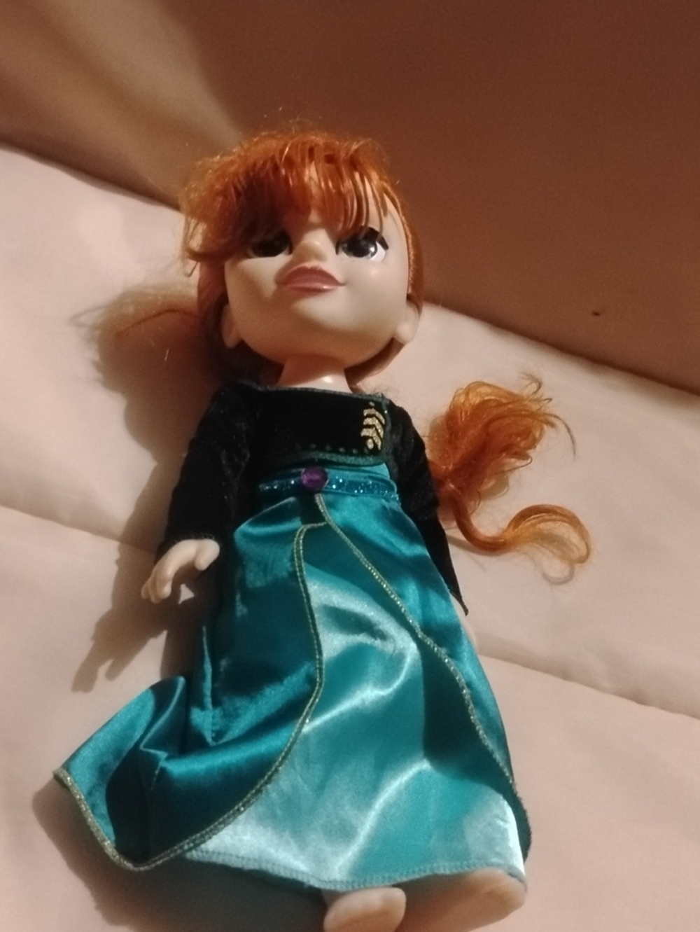 Kids Teal and Black Princess Doll -Disney